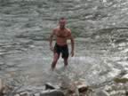 4-05 Rocky cooling off at Loon Hot Springs.jpg (100kb)